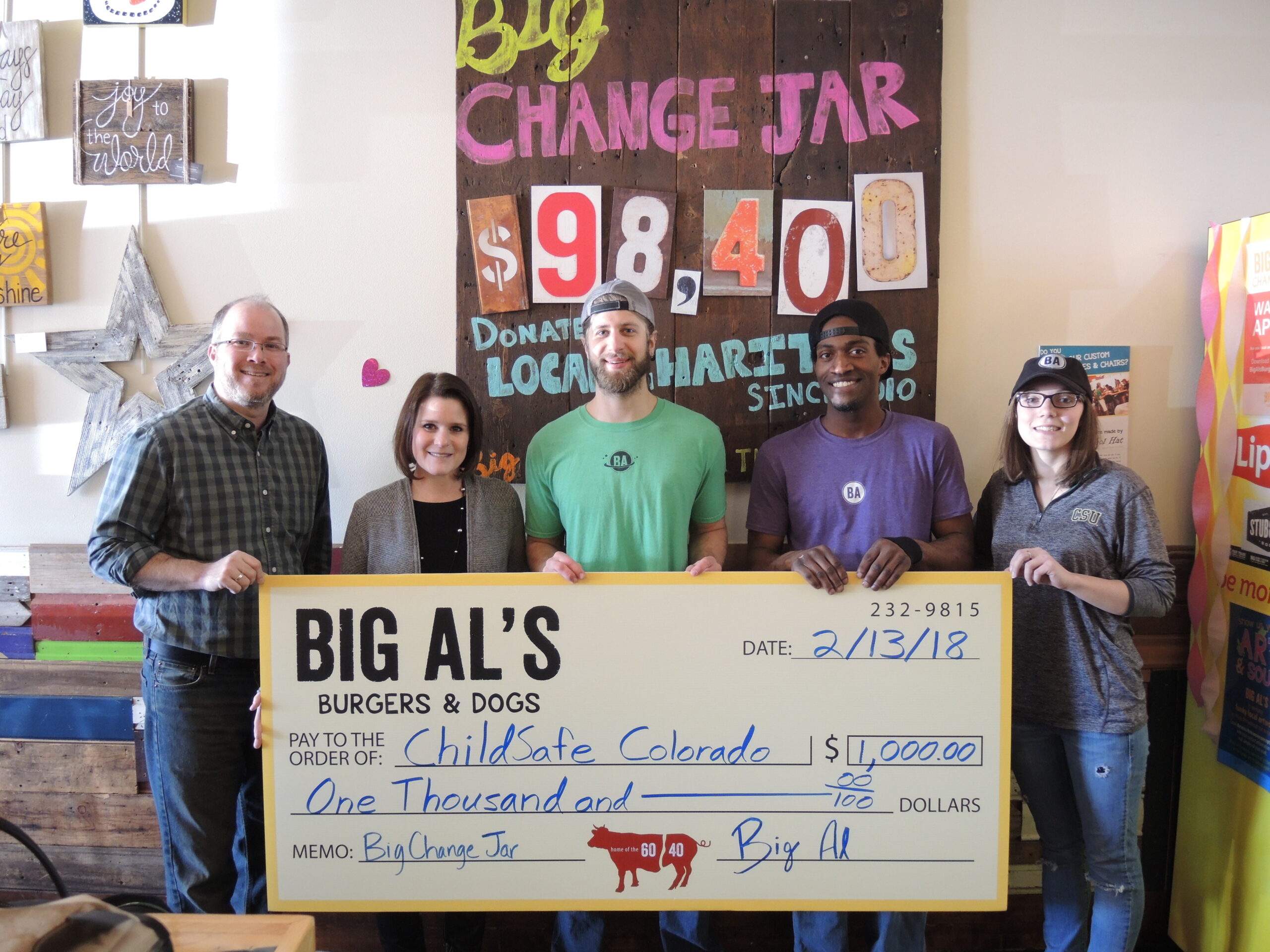 BIG Thank You to Big Al’s!